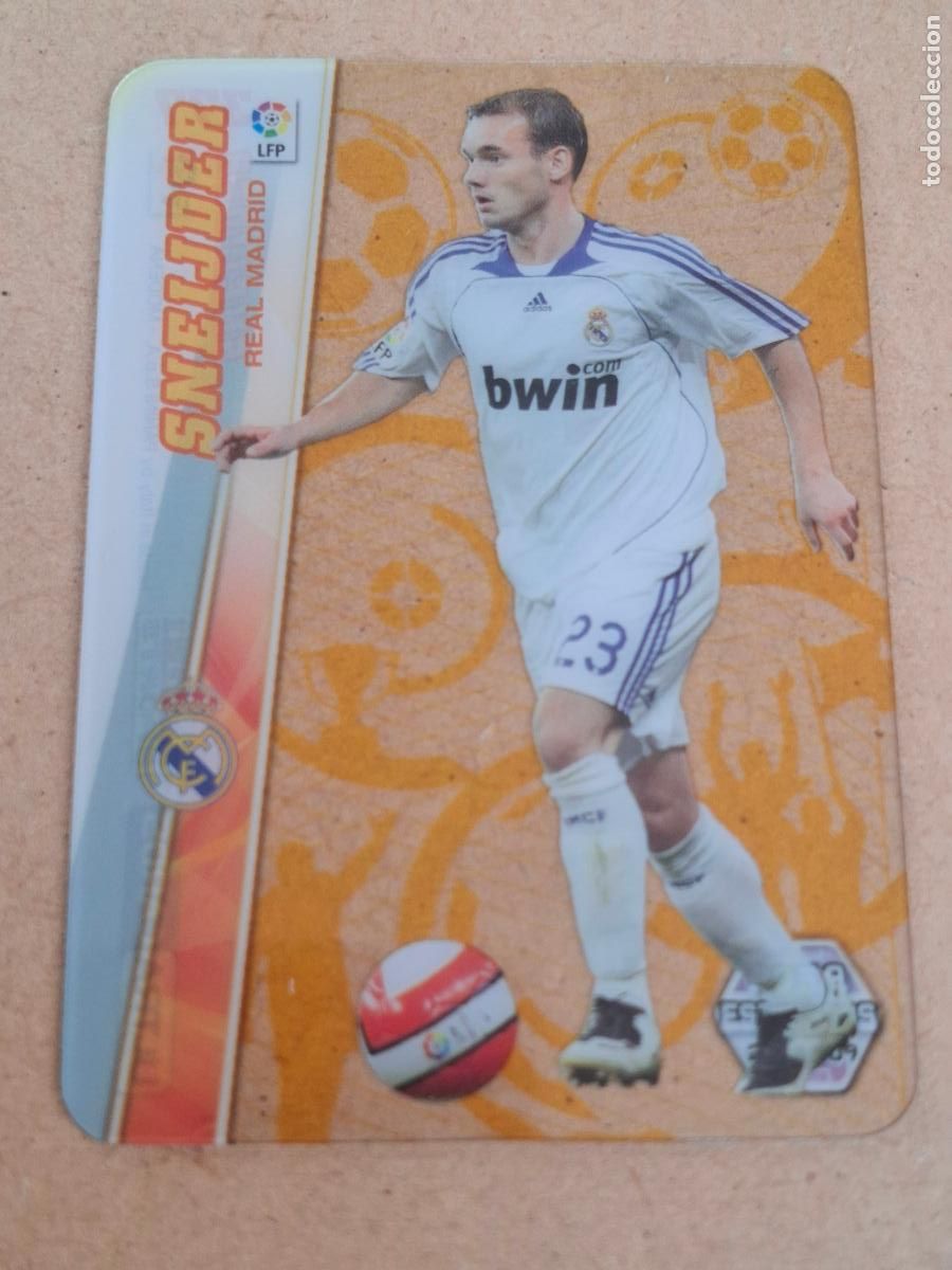 Cromos de f&uacute;tbol: MEGACRACKS 2008 2009 08 09 - PANINI - 377 SNEIJDER ( ULTRA CARD ) - REAL MADRID