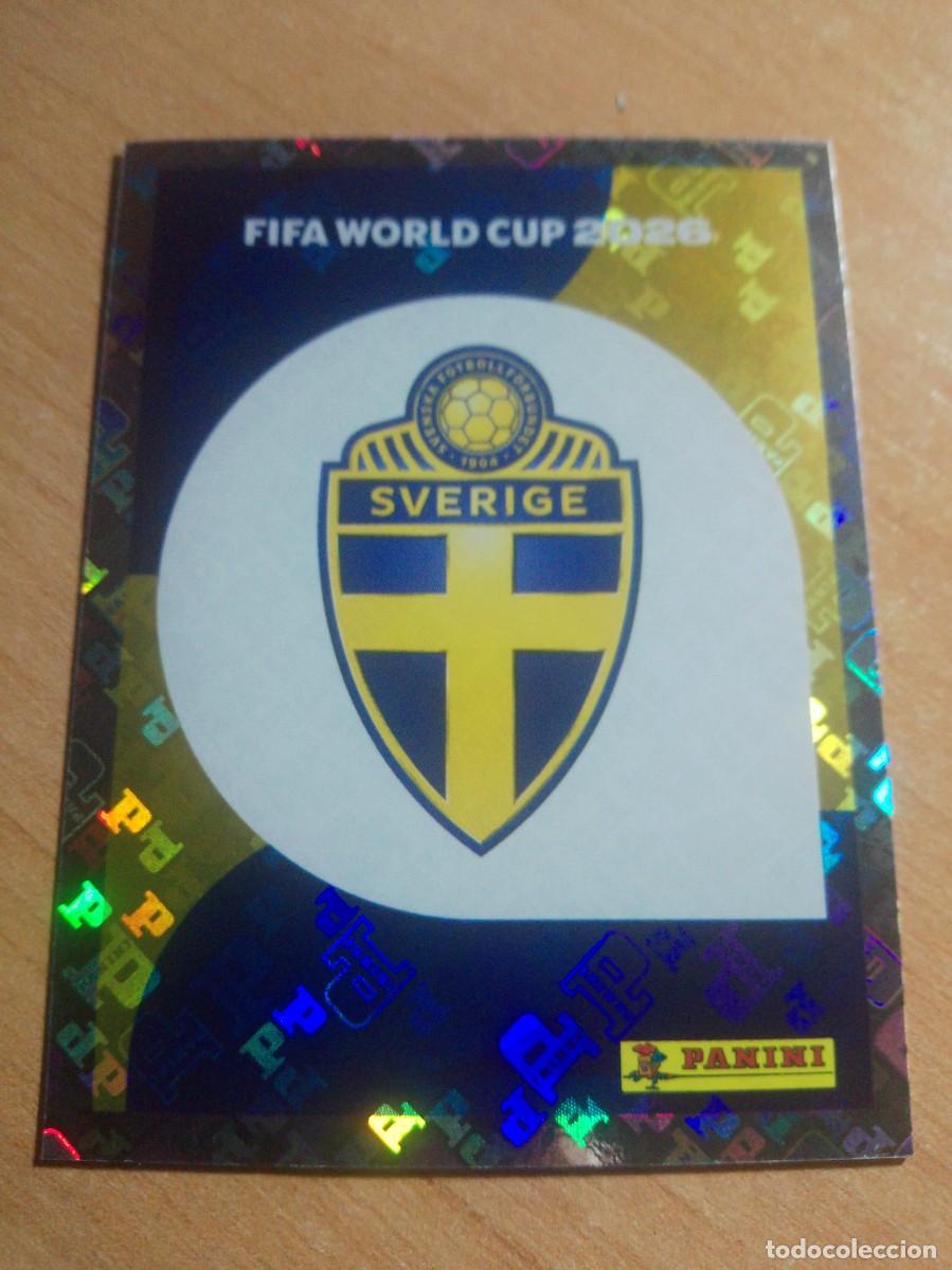 Cromos de f&uacute;tbol: SWE 1 ESCUDO DE SUECIA MUNDIAL FIFA WORLD CUP 2026 26 PANINI STICKERS NUEVO