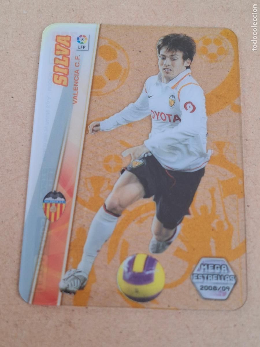 Cromos de f&uacute;tbol: MEGACRACKS 2008 2009 08 09 - PANINI - 380 SILVA ( ULTRA CARD ) - VALENCIA CF