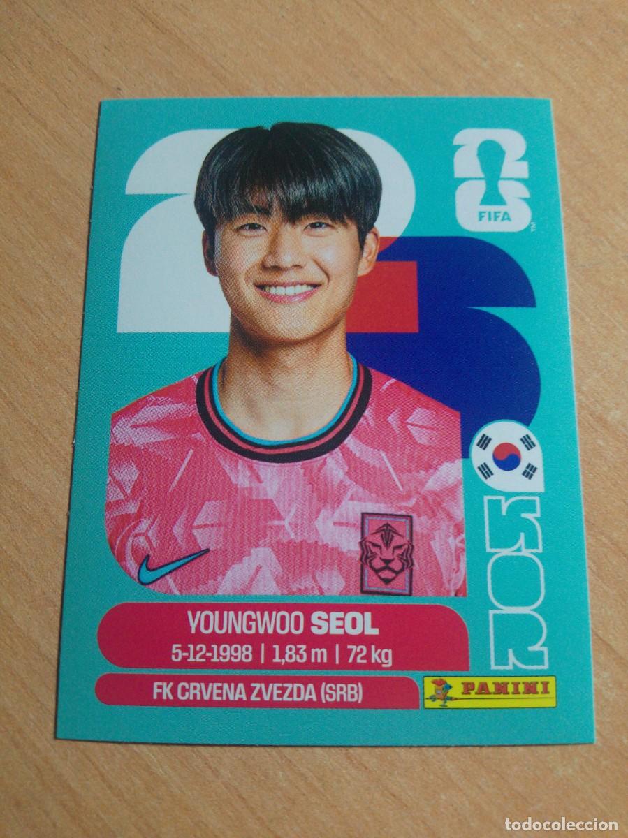 Cromos de f&uacute;tbol: SEOL KOREA KOR 6 MUNDIAL FIFA WORLD CUP 2026 26 PANINI STICKERS NUEVO