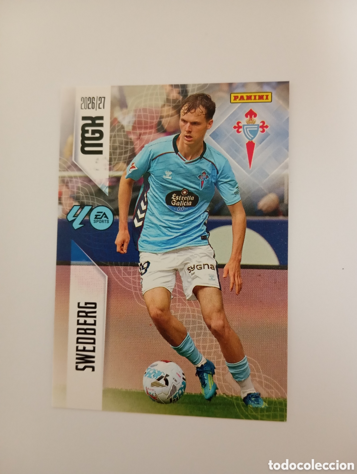 Cromos de f&uacute;tbol: 122 SWEDBERG PANINI MEGACRACKS 26 27