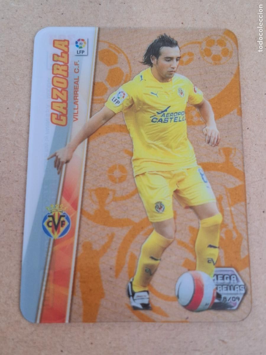 Cromos de f&uacute;tbol: MEGACRACKS 2008 2009 08 09 - PANINI - 383 CAZORLA ( ULTRA CARD ) - VILLARREAL CF