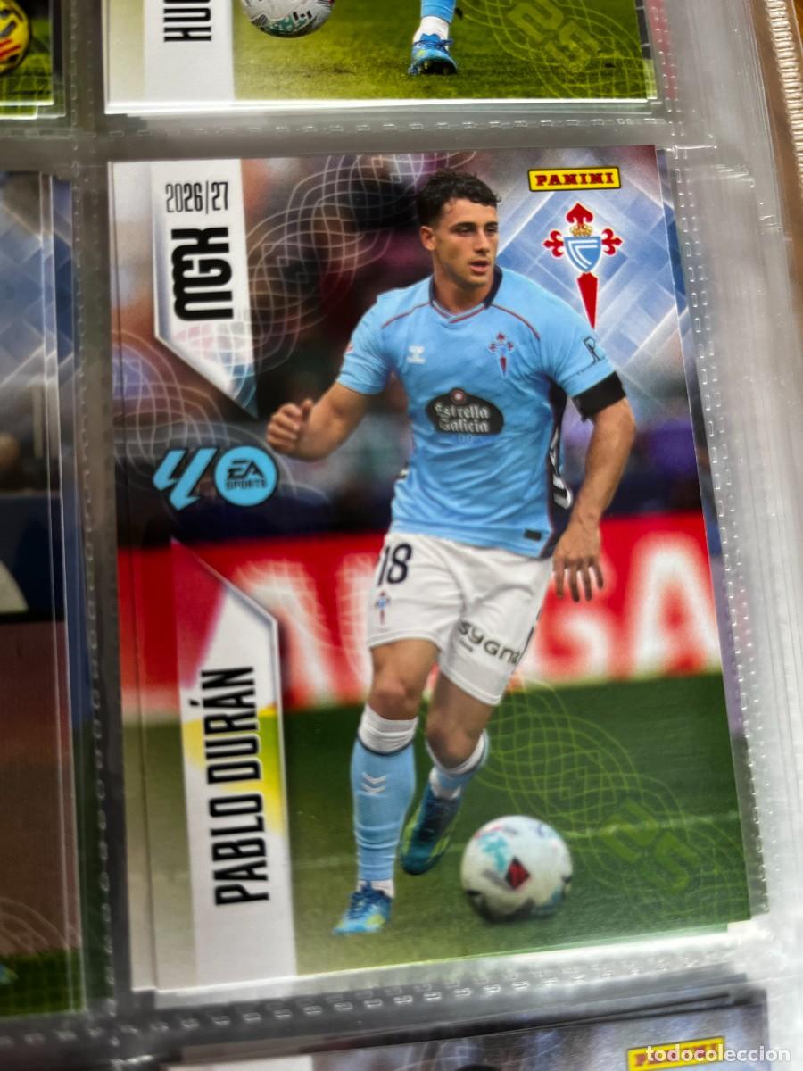 Cromos de f&uacute;tbol: MEGACRACKS MGK 2026 2027 26 27 PANINI N&ordm; 123 PABLO DURAN CELTA DE VIGO