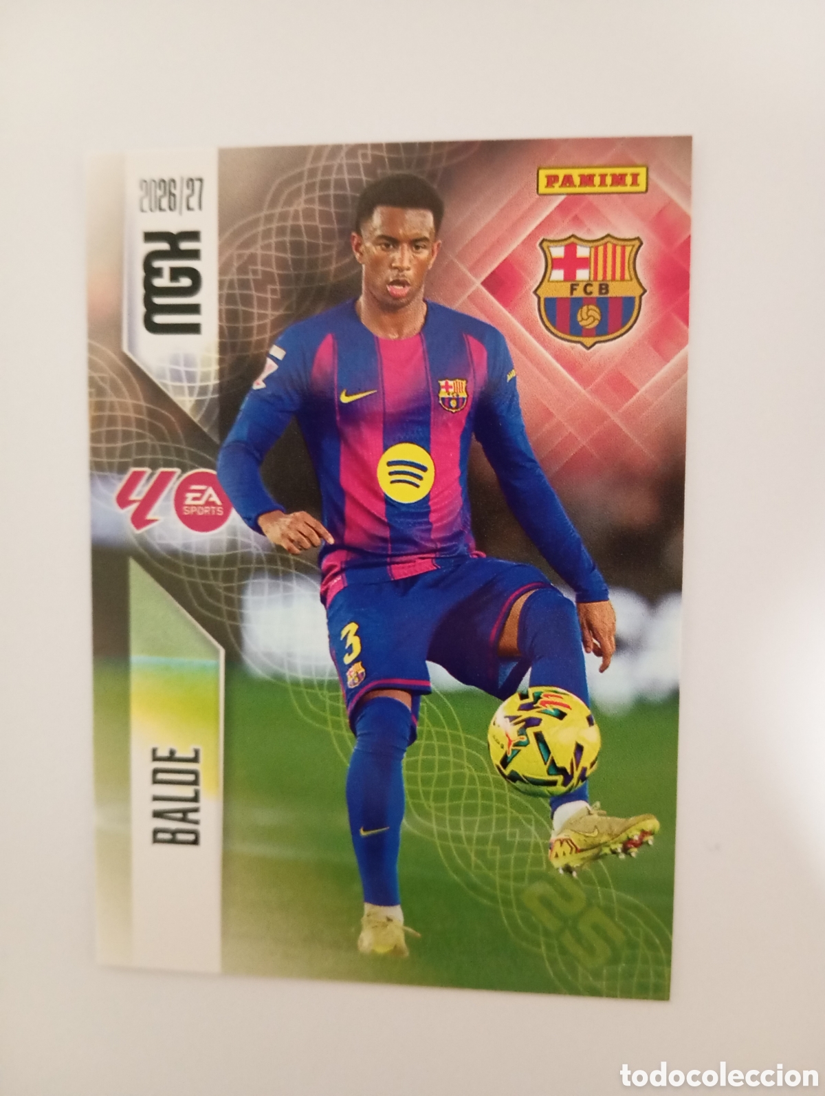 Cromos de f&uacute;tbol: 81 BALDE PANINI MEGACRACKS 26 27