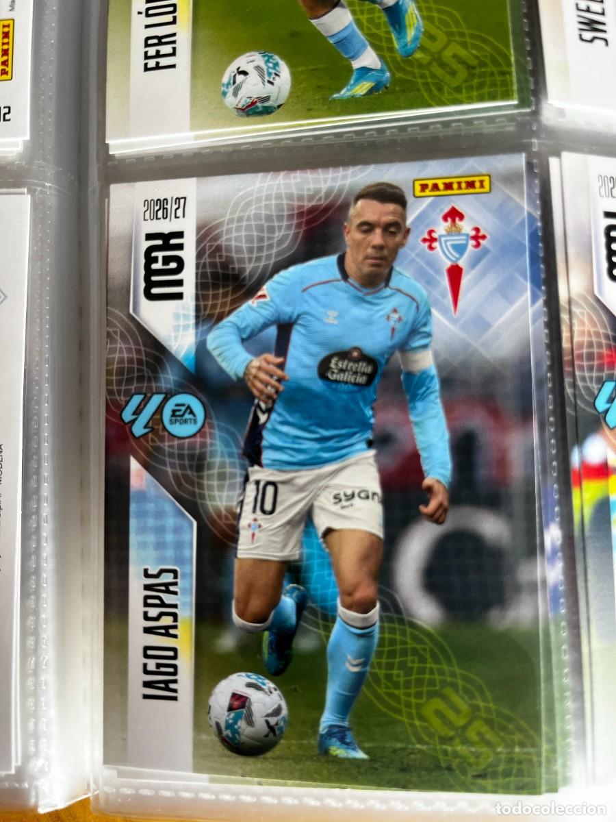 Cromos de f&uacute;tbol: MEGACRACKS MGK 2026 2027 26 27 PANINI N&ordm; 124 IAGO ASPAS CELTA DE VIGO