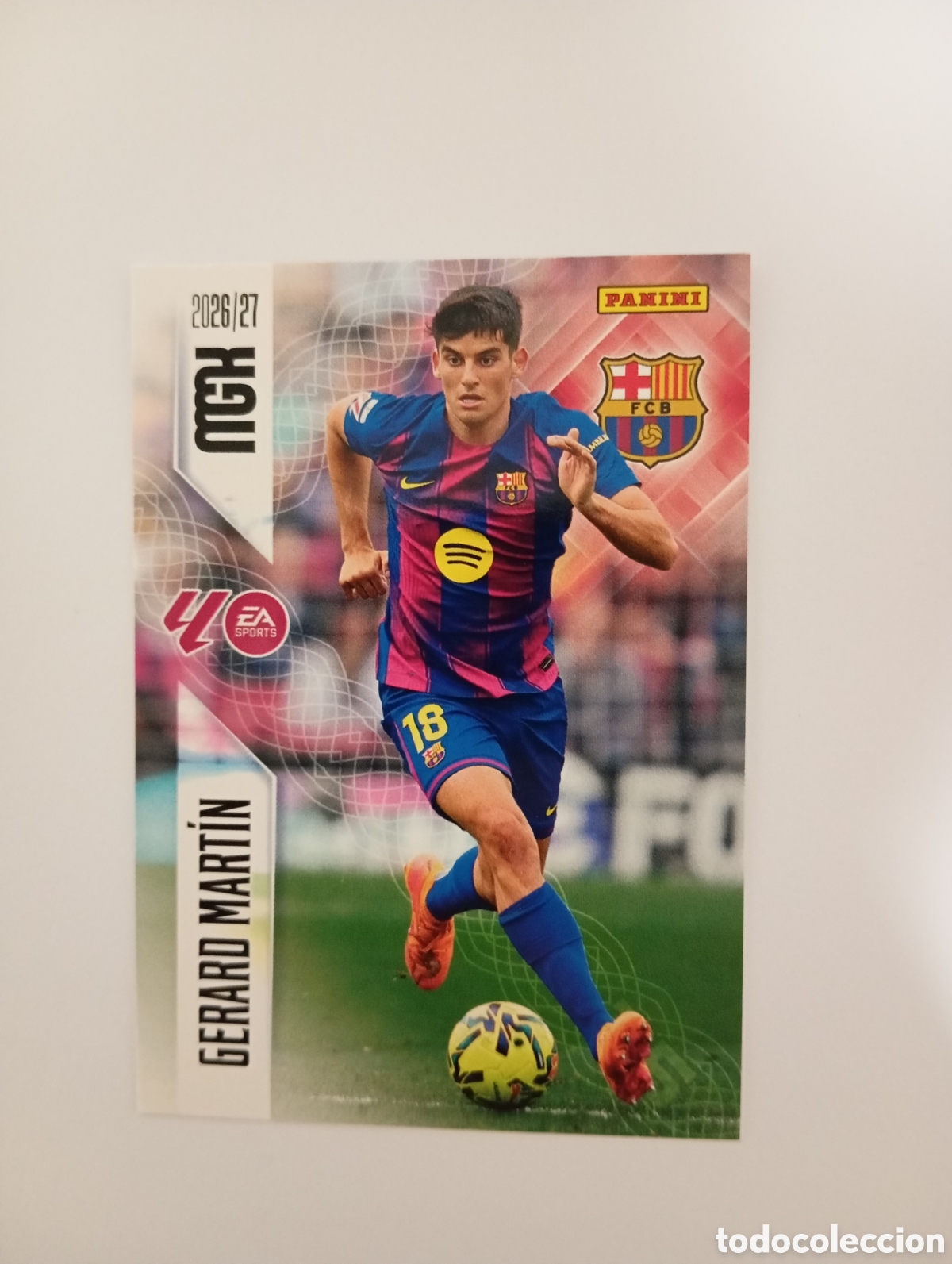 Cromos de f&uacute;tbol: 77 GERARD MARTIN PANINI MEGACRACKS 26 27