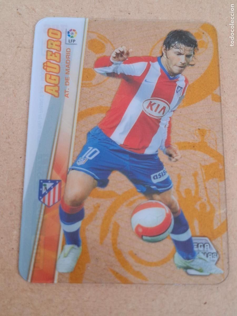 Cromos de f&uacute;tbol: MEGACRACKS 2008 2009 08 09 - PANINI - 386 AG&Uuml;ERO ( ULTRA CARD ) - AT. MADRID