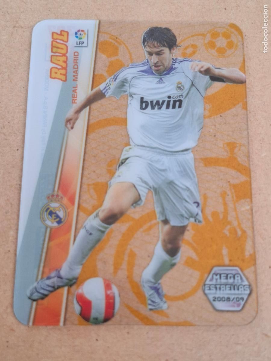 Cromos de f&uacute;tbol: MEGACRACKS 2008 2009 08 09 - PANINI - 387 RA&Uacute;L ( ULTRA CARD ) - REAL MADRID
