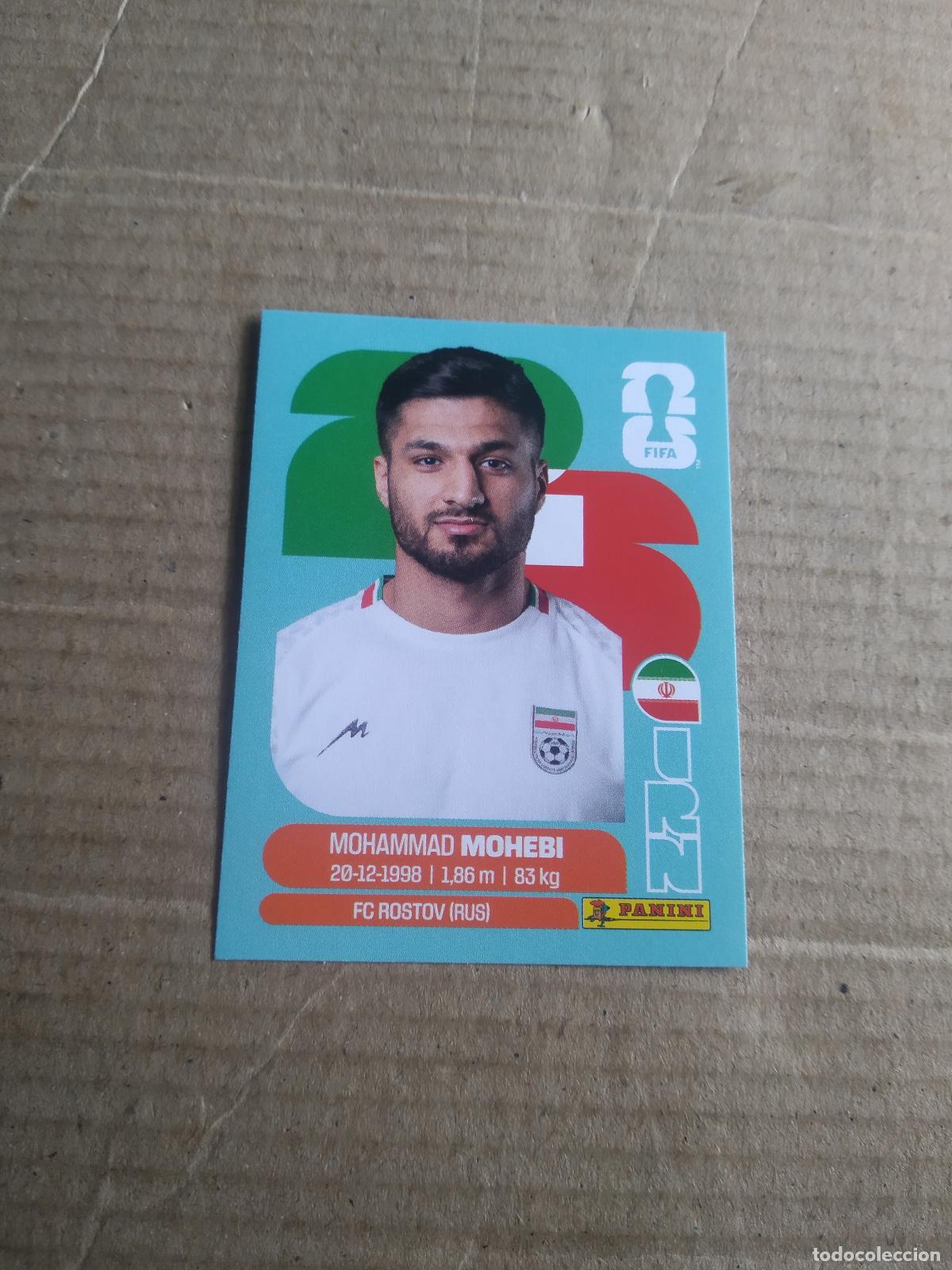 Football Stickers: IRN 16 MOHAMMAD MOHEBI IRAN CROMO FUTBOL PANINI MUNDIAL 2026 WORLD CUP COPA MUNDO