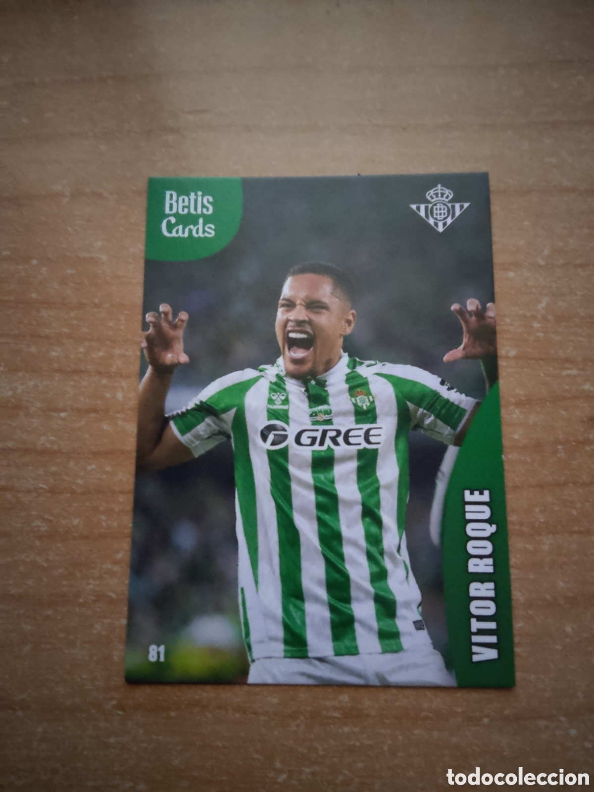 Cartes &agrave; collectionner de Football: 81 VITOR ROQUE REAL BETIS HOLY CARDS 2024 2025