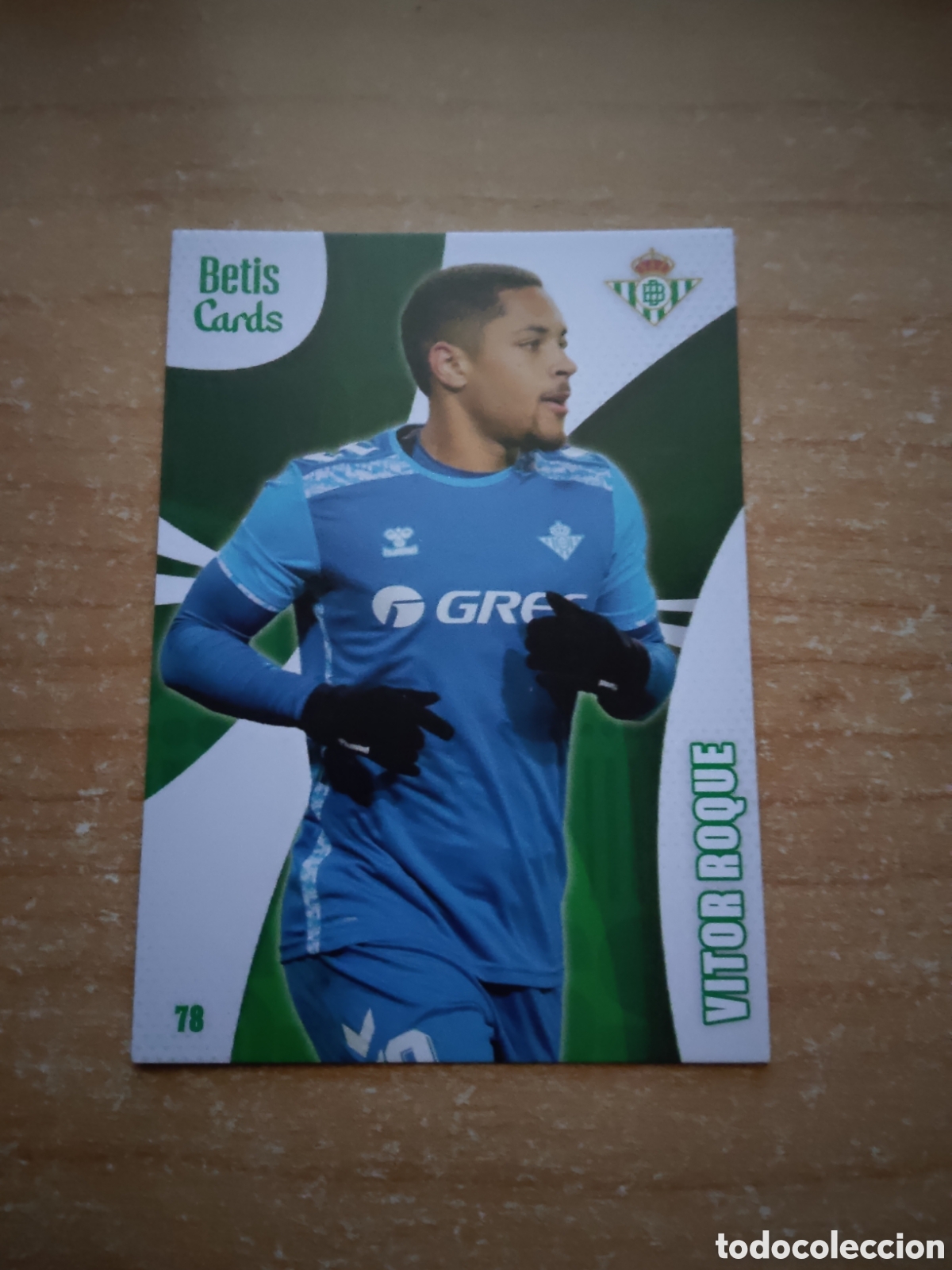 Cromos de f&uacute;tbol: 78 VITOR ROQUE REAL BETIS HOLY CARDS 2024 2025