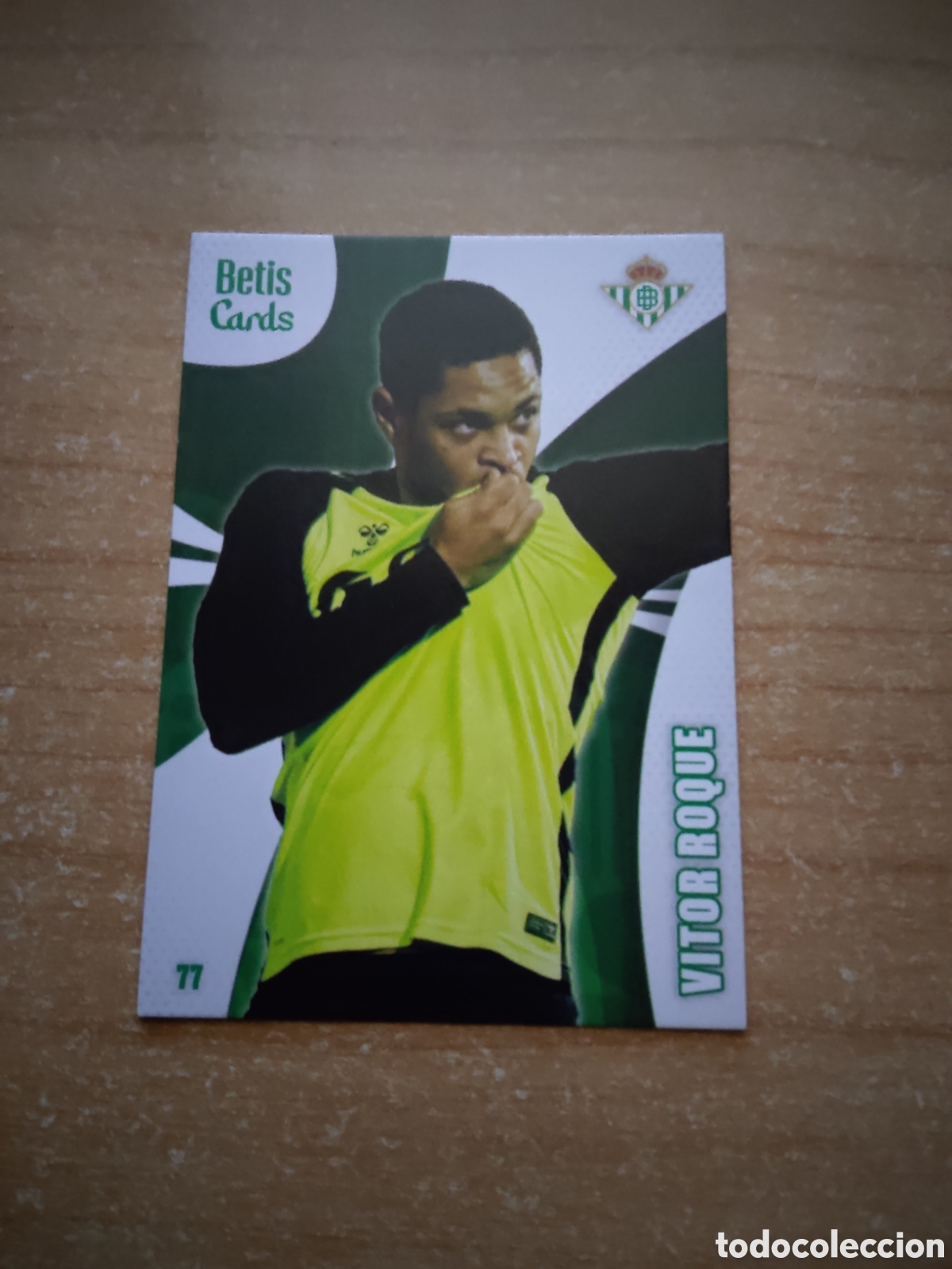 Cromos de f&uacute;tbol: 77 VITOR ROQUE REAL BETIS HOLY CARDS 2024 2025