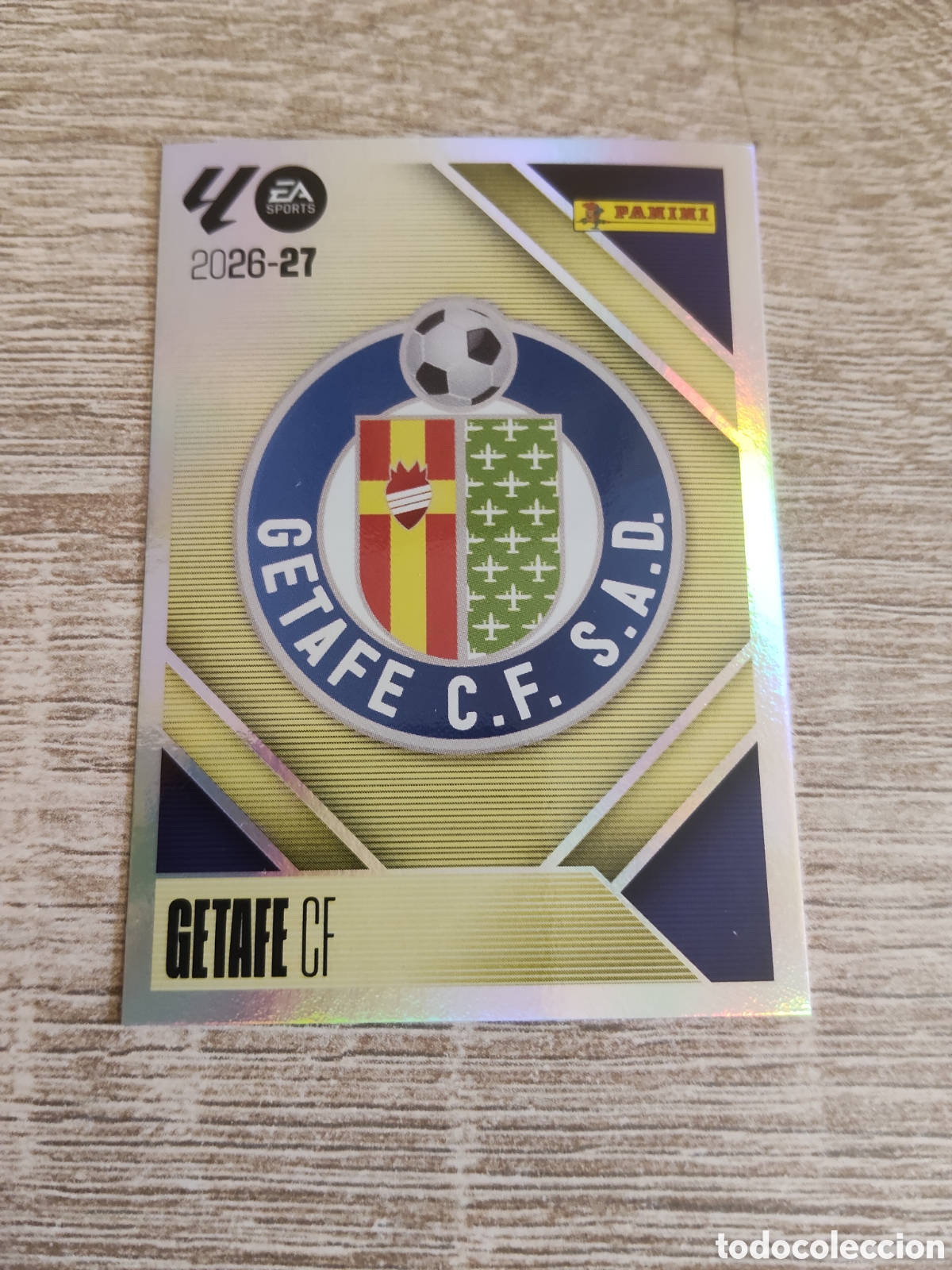 Football Stickers: Escudo Getafe liga 2026 2027 26 27 ediciones este