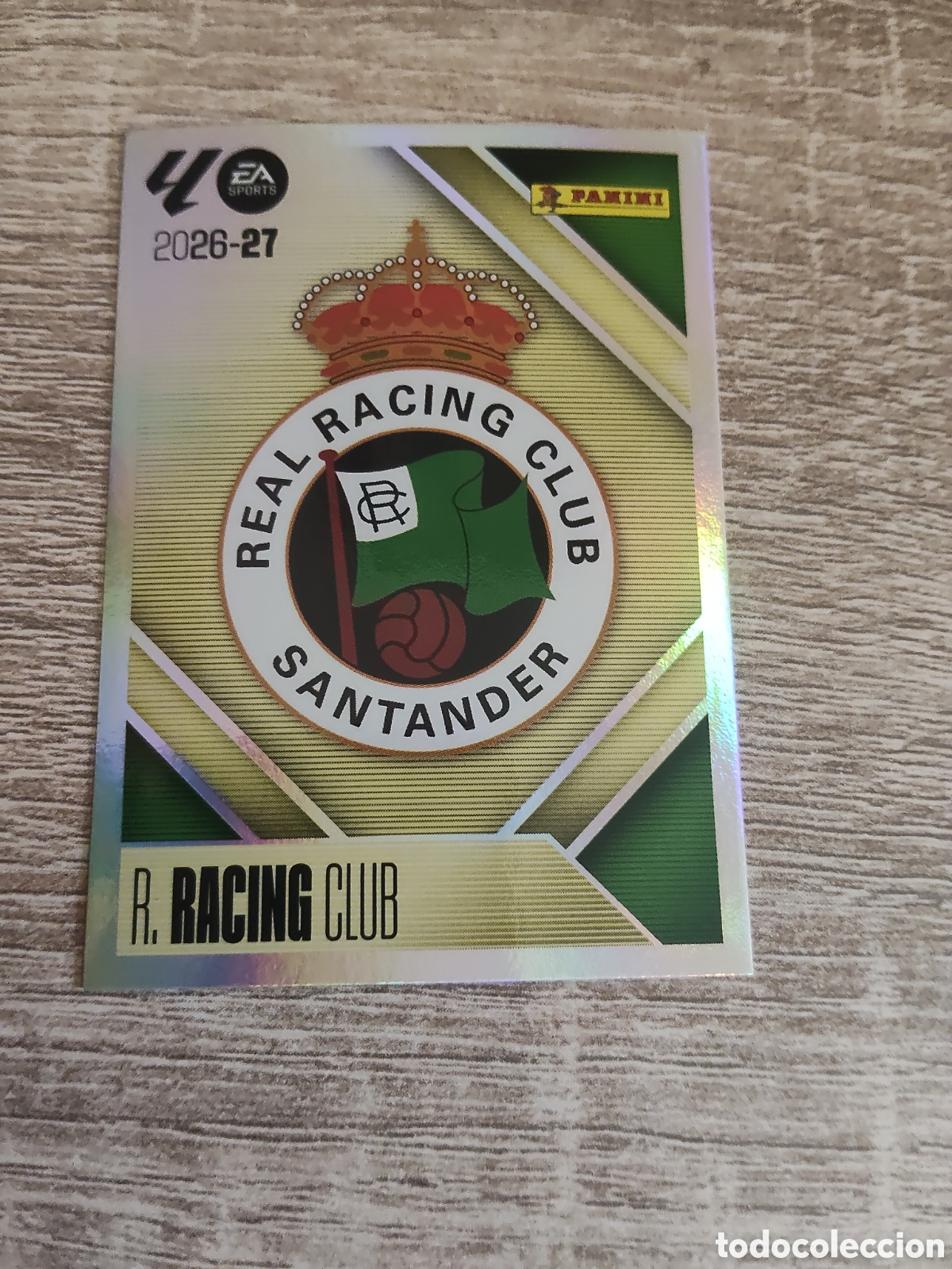 Cartes &agrave; collectionner de Football: Escudo Racing de Santander liga 2026 2027 26 27 ediciones este
