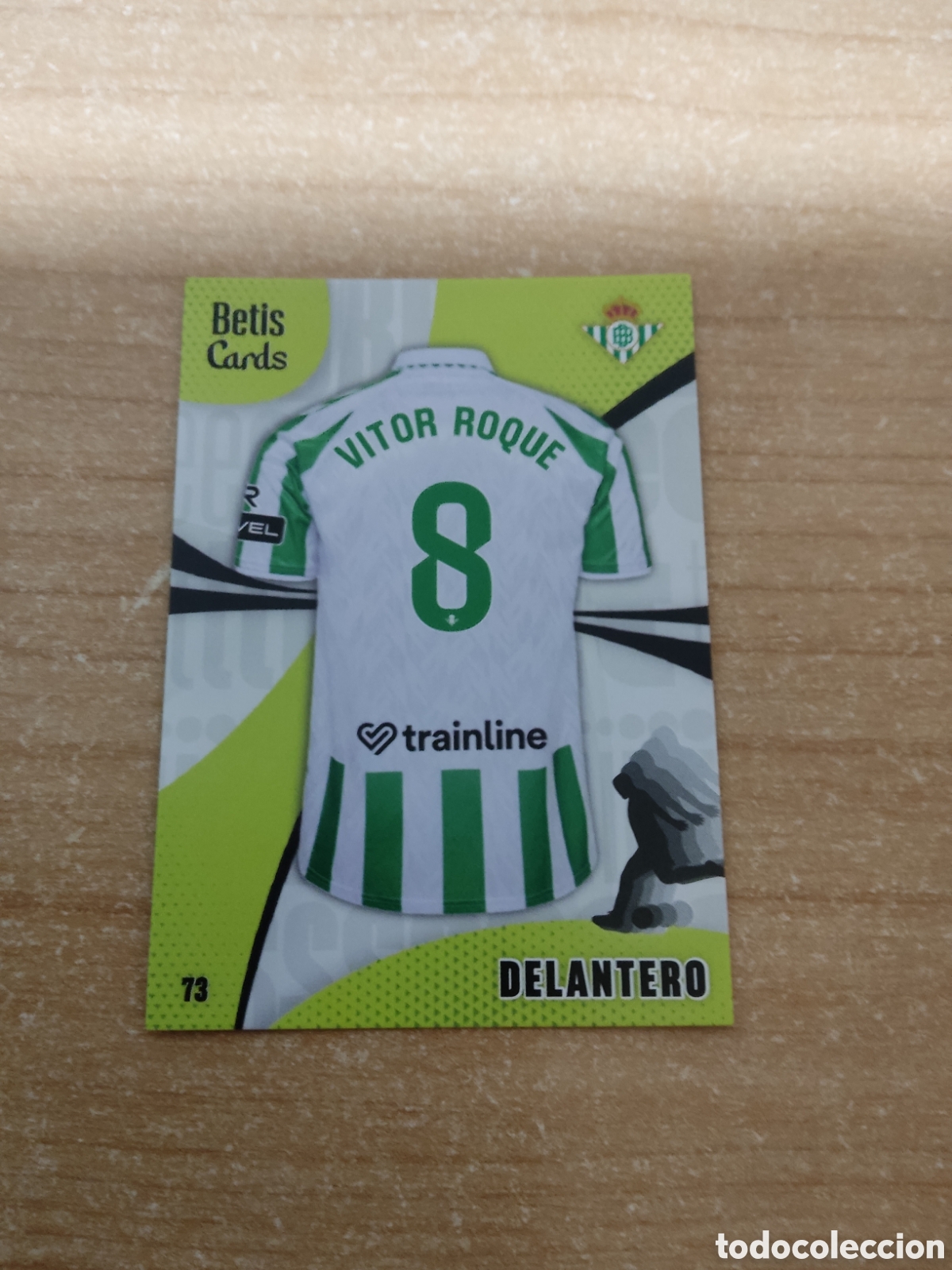 Cartes &agrave; collectionner de Football: 73 VITOR ROQUE DELANTERO REAL BETIS HOLY CARDS 2024 2025