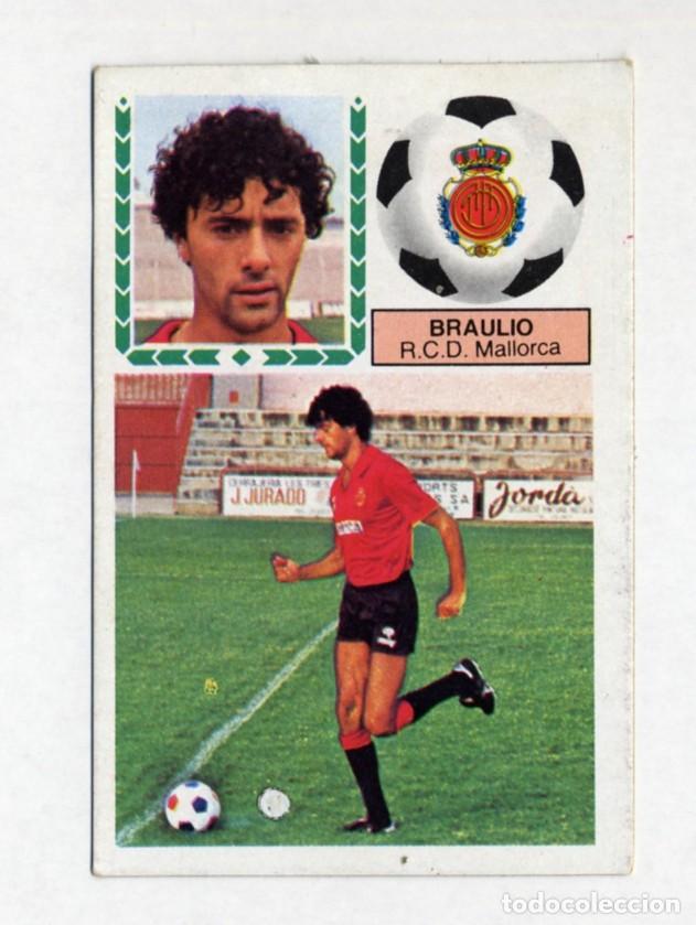 Cartes &agrave; collectionner de Football: LIGA 83 84 1983 1984 BRAULIO (MALLORCA) version 2 - DESPEGADO - EDICIONES ESTE