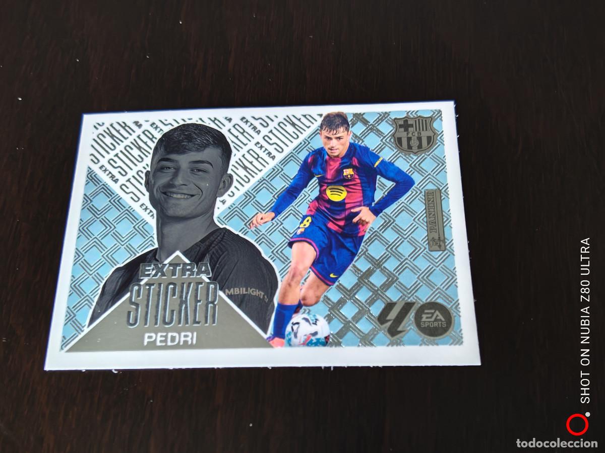 Cartes &agrave; collectionner de Football: Pedro EXTRA STICKER muy dif&iacute;cil, Fc Barcelona Este 26/27 nuevo de sobre
