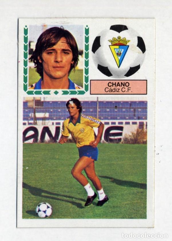 Cromos de f&uacute;tbol: LIGA 83 84 1983 1984 CHANO (C&Aacute;DIZ) version 2 - DESPEGADO - EDICIONES ESTE