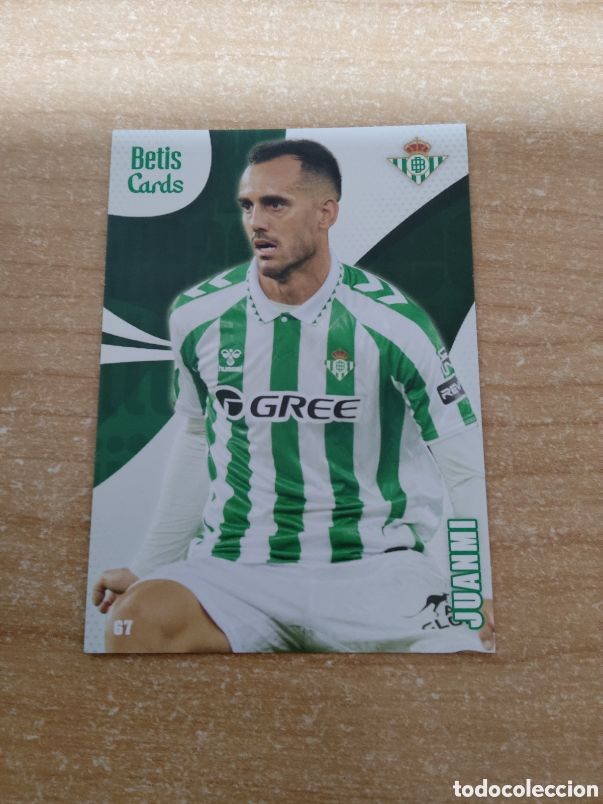 Cromos de f&uacute;tbol: 67 JUANMI REAL BETIS HOLY CARDS 2024 2025