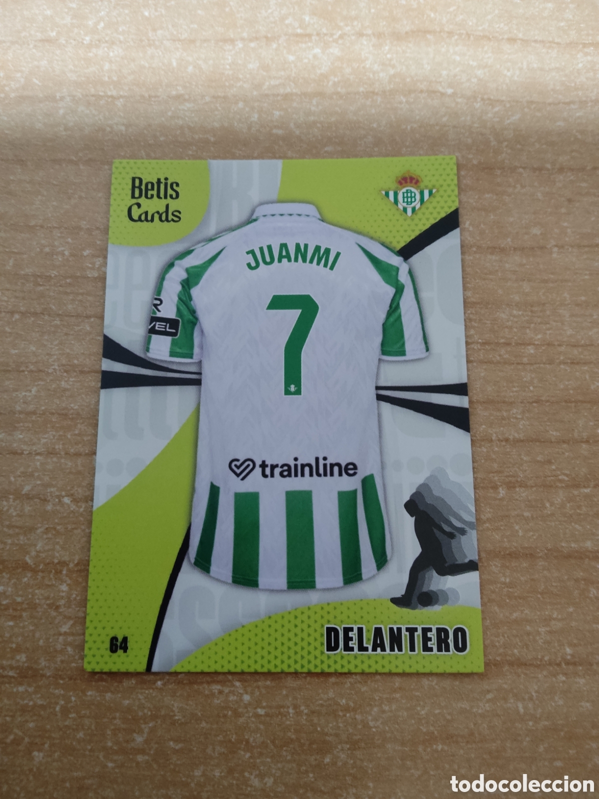 Football Stickers: 64 JUANMI DELANTERO REAL BETIS HOLY CARDS 2024 2025