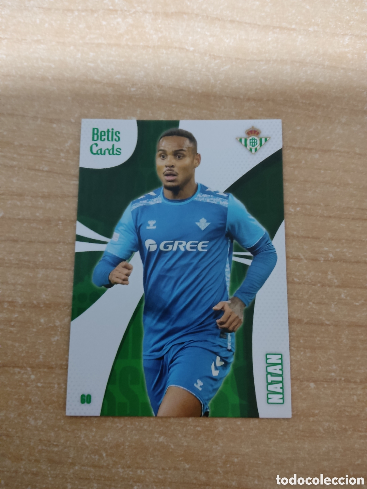 Cromos de f&uacute;tbol: 60 NATAN REAL BETIS HOLY CARDS 2024 2025