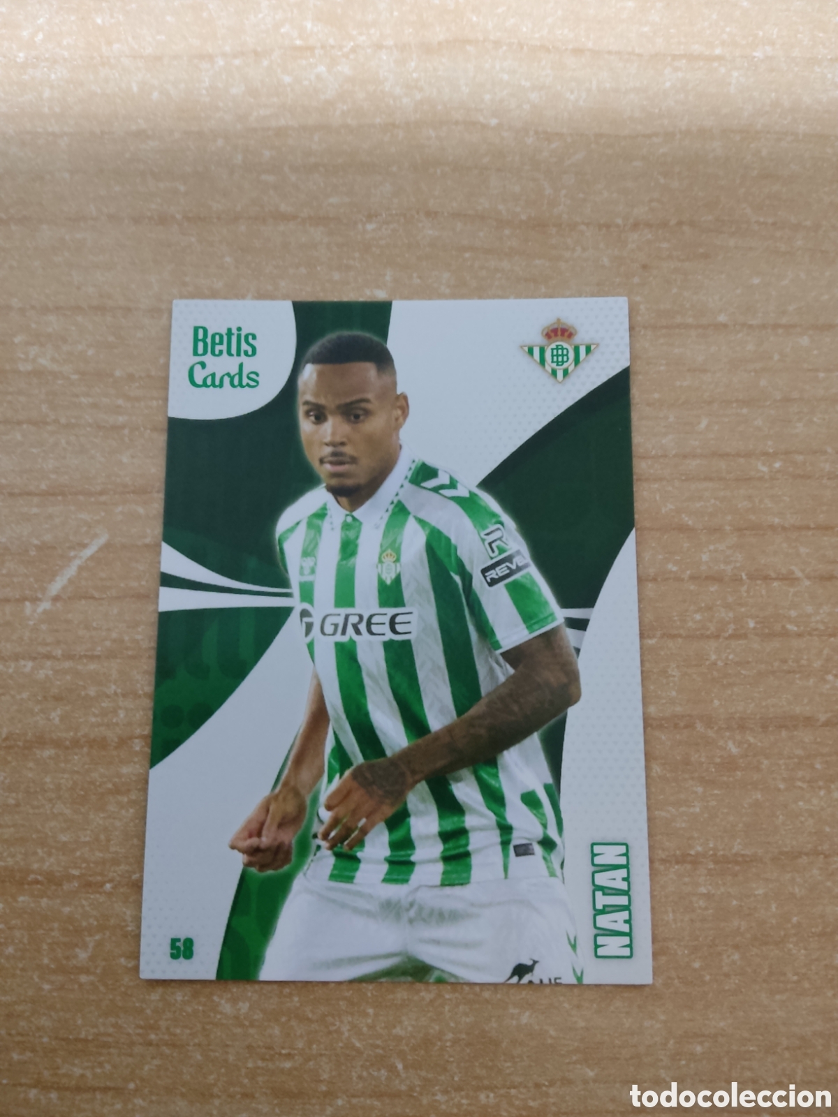 Cromos de f&uacute;tbol: 58 NATAN REAL BETIS HOLY CARDS 2024 2025