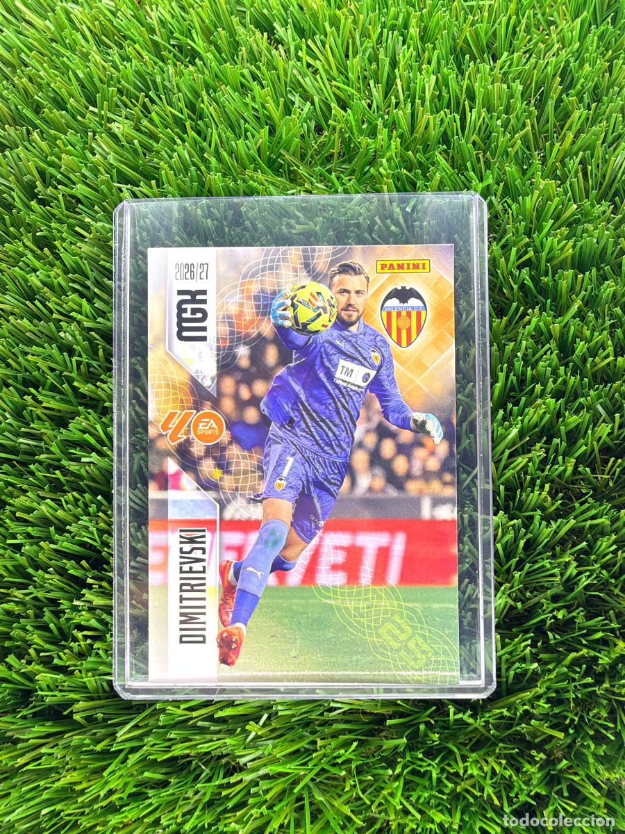 Cromos de f&uacute;tbol: N&ordm; 344 Dimitrievski Valencia CF Megacracks 26 27