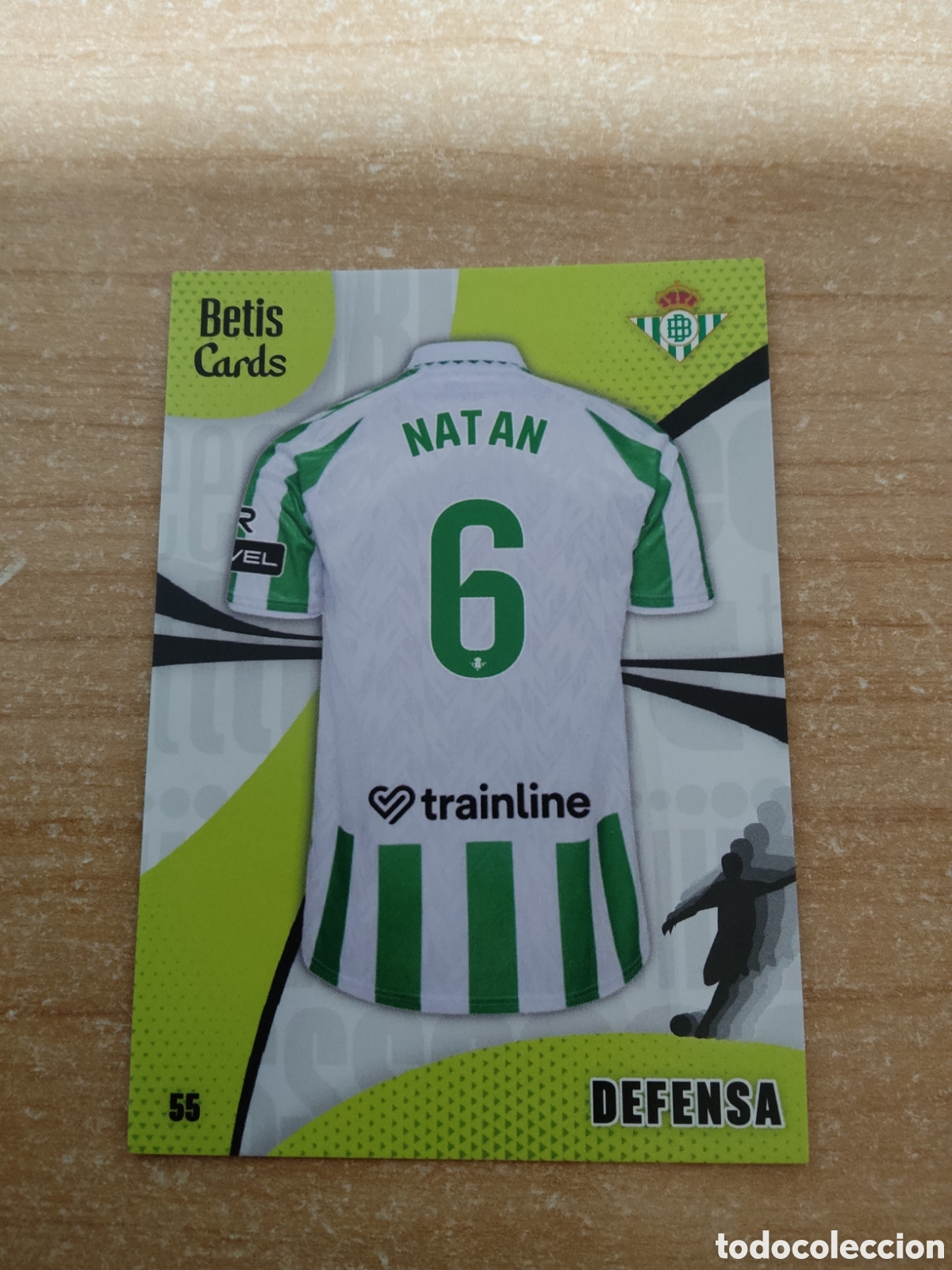 Figurine di Calcio: 55 NATAN DEFENSA REAL BETIS HOLY CARDS 2024 2025