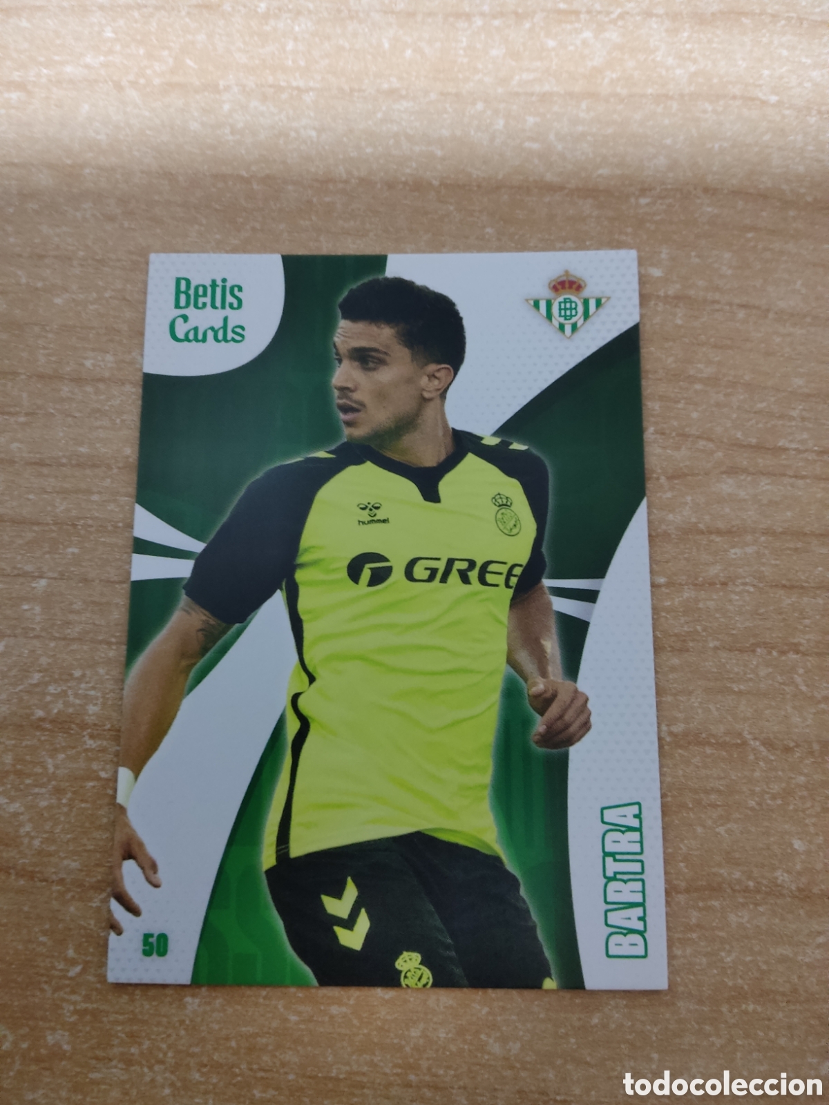 Cromos de f&uacute;tbol: 50 BARTRA REAL BETIS HOLY CARDS 2024 2025