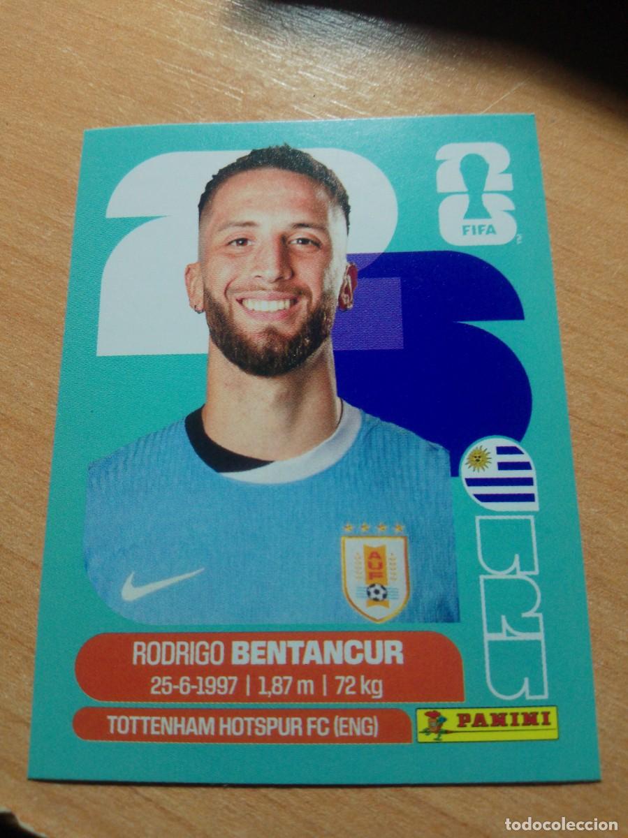 Cromos de f&uacute;tbol: URU 12 RODRIGO BENTANCUR URUGUAY MUNDIAL FIFA WORLD CUP 2026 26 PANINI STICKERS NUEVO