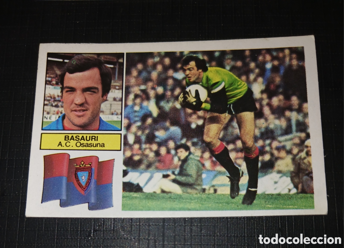 Cartes &agrave; collectionner de Football: Cromo Basauri A.C. Osasuna Ed. Este Liga 1982 1983 82-83 Sin pegar, nunca pegado