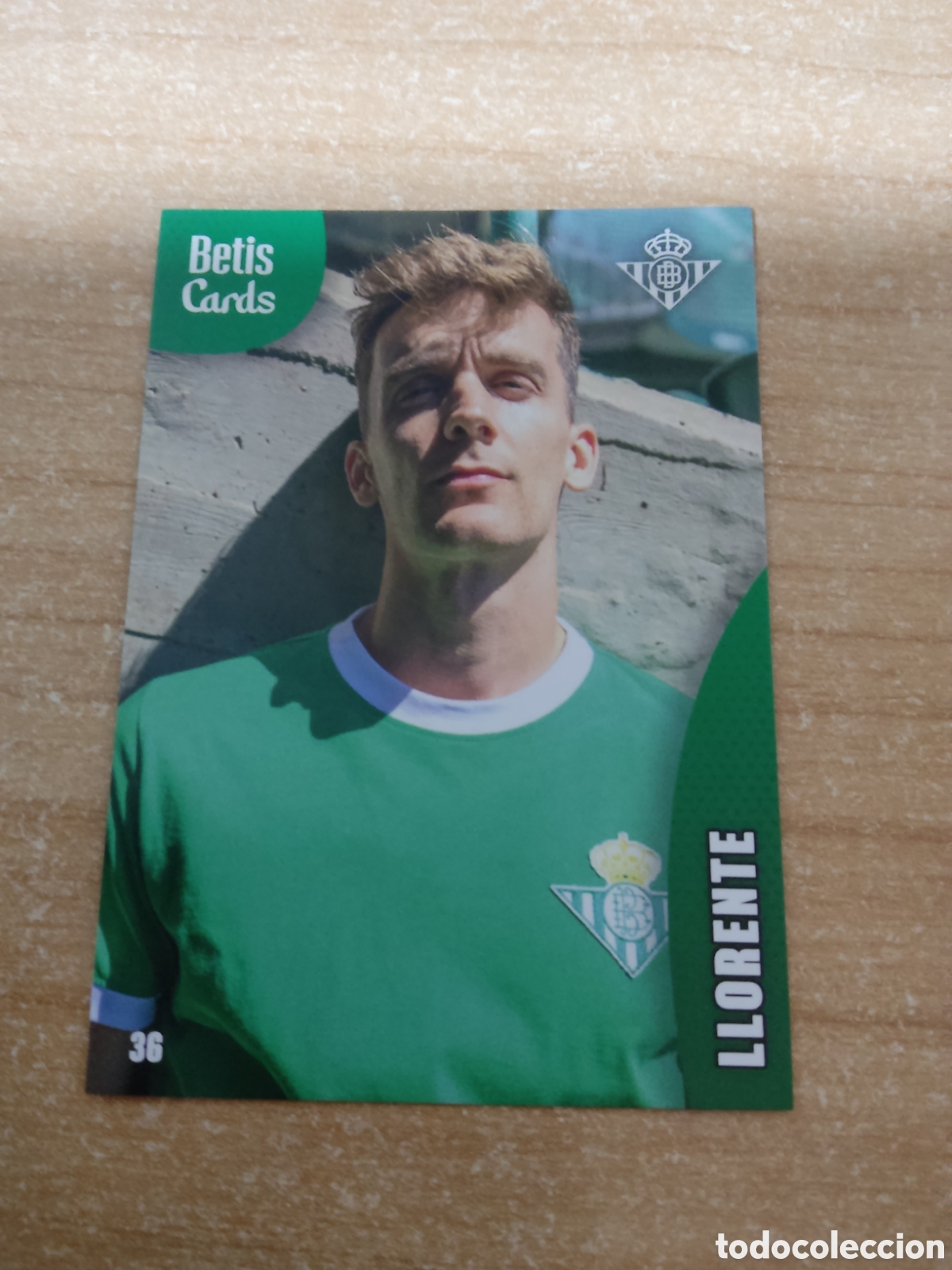 Cromos de f&uacute;tbol: 36 DIEGO LLORENTE REAL BETIS HOLY CARDS 2024 2025