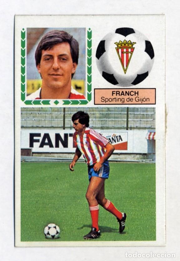 Cromos de f&uacute;tbol: LIGA 83 84 1983 1984 &Uacute;LTIMOS FICHAJES 42 BIS FRANCH (SPORTING DE GIJ&Oacute;N) - DESPEGADO