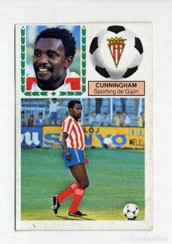 Cromos de f&uacute;tbol: LIGA 83 84 1983 1984 CUNNINGHAM (SPORTING DE GIJ&Oacute;N) - DESPEGADO