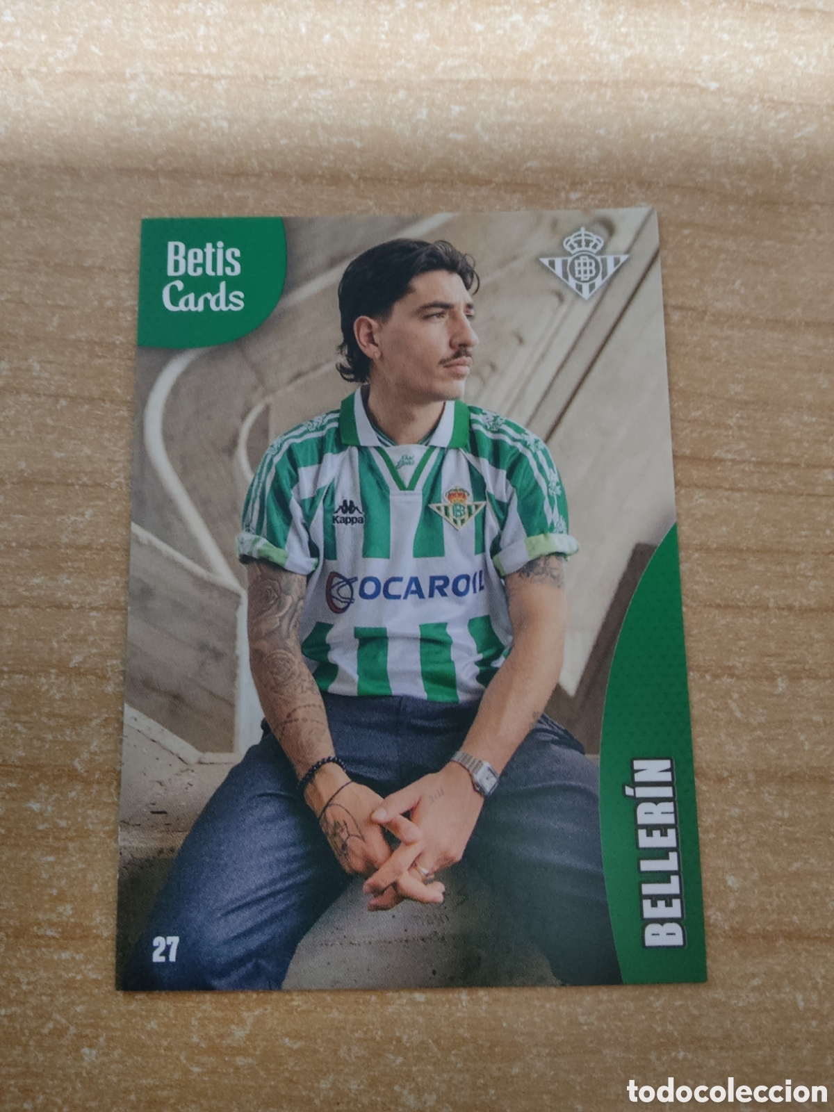 Cromos de f&uacute;tbol: 27 HECTOR BELLERIN REAL BETIS HOLY CARDS 2024 2025