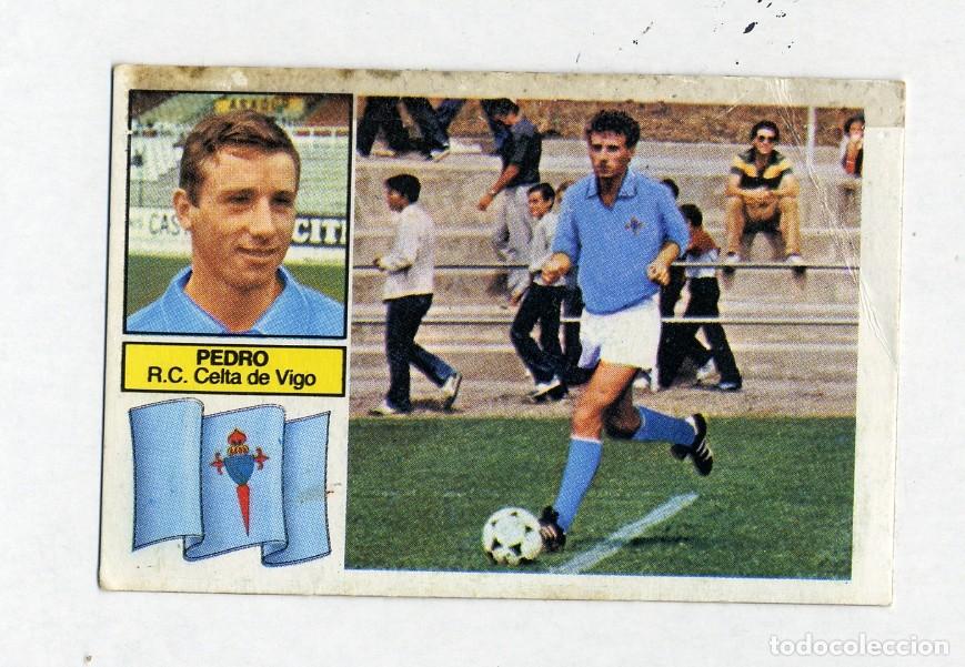 Cromos de f&uacute;tbol: LIGA 82 83 1982 1983 ULTIMOS FICHAJES 9 PEDRO (CELTA DE VIGO) VERSI&Oacute;N - DESPEGADO