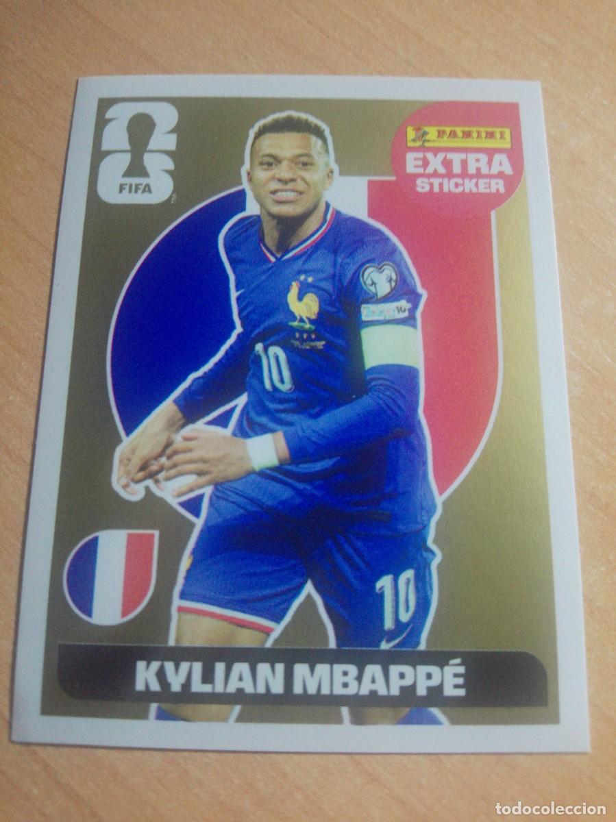 Cromos de f&uacute;tbol: MBAPPE FRANCIA EXTRA STICKER MUNDIAL FIFA WORLD CUP 2026 26 PANINI STICKERS NUEVO