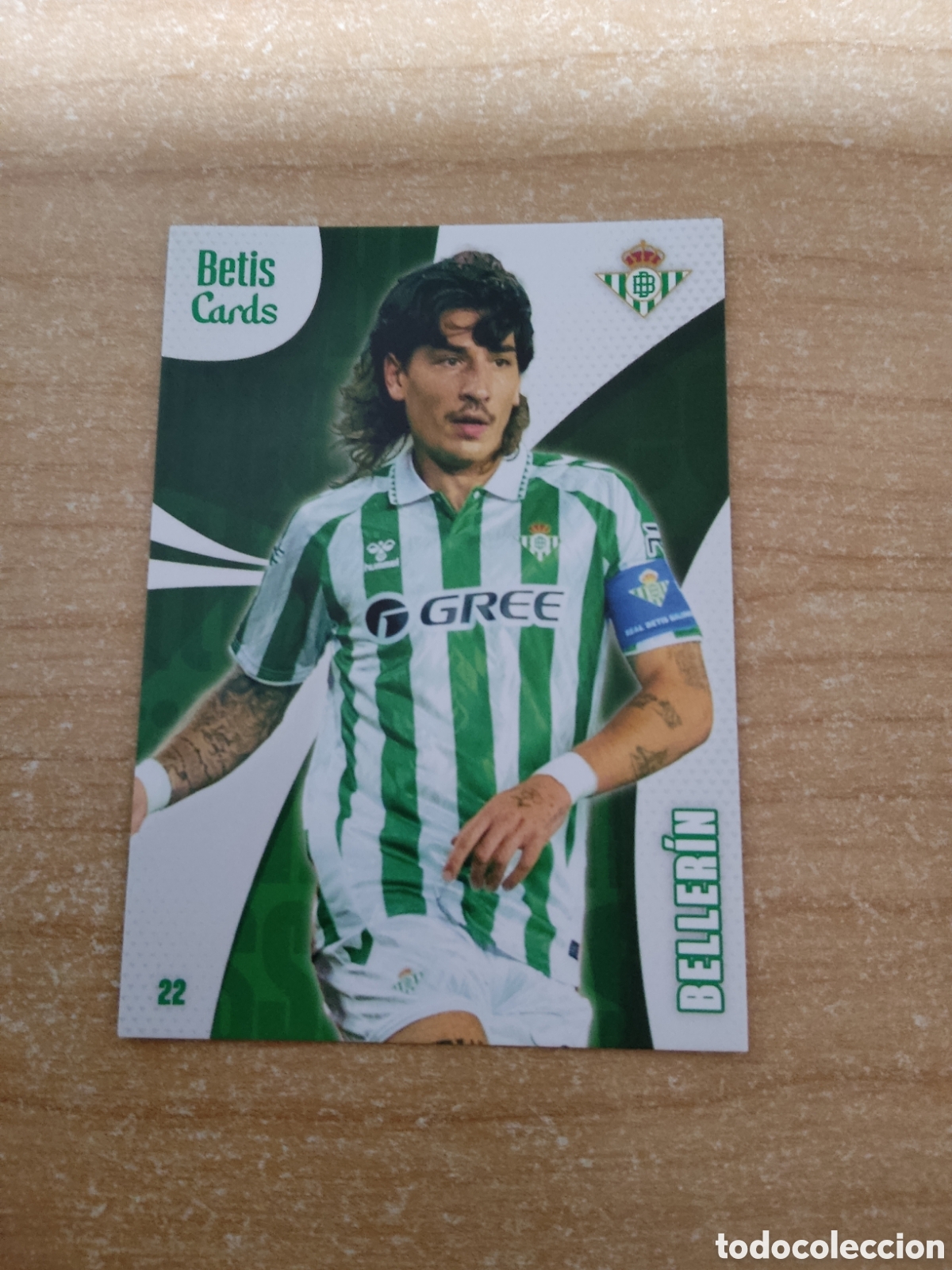 Cromos de f&uacute;tbol: 22 HECTOR BELLERIN REAL BETIS HOLY CARDS 2024 2025