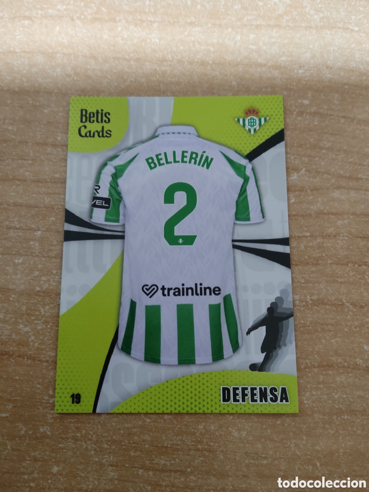 Cromos de f&uacute;tbol: 19 HECTOR BELLERIN REAL BETIS HOLY CARDS 2024 2025