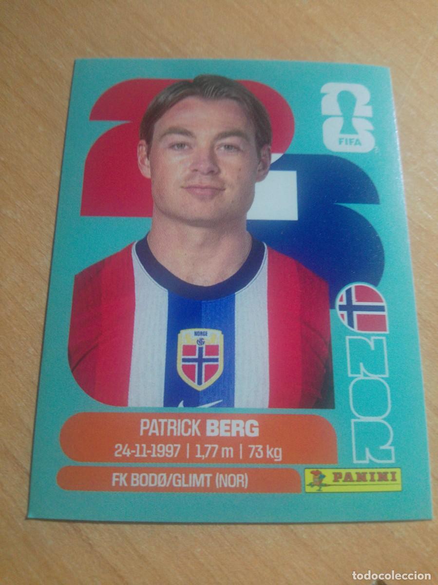 Football Stickers: BERG NORUEGA NOR 14 MUNDIAL FIFA WORLD CUP 2026 26 PANINI STICKERS NUEVO