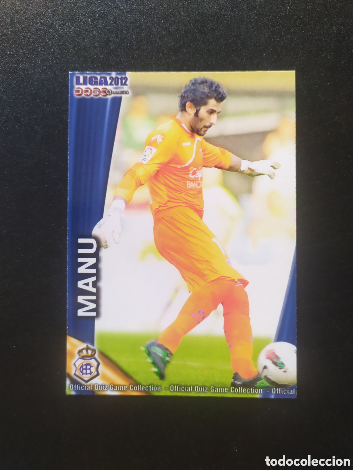 Cromos de f&uacute;tbol: Mundicromo fichas Liga 2011 2012 11 12 Manu n&deg; 946 Recreativo Huelva