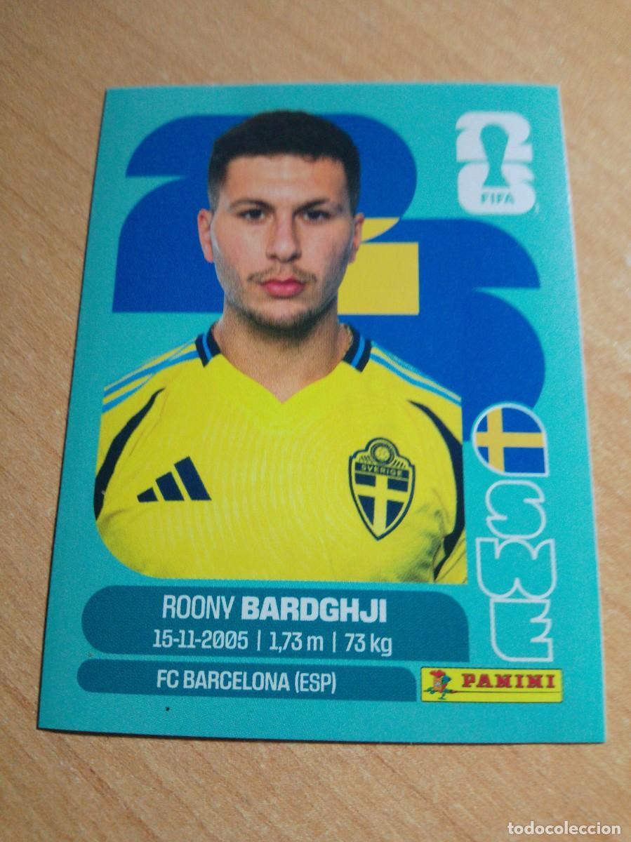 Cromos de f&uacute;tbol: BARDGHJI SUECIA SWE 16 MUNDIAL FIFA WORLD CUP 2026 26 PANINI STICKERS NUEVO