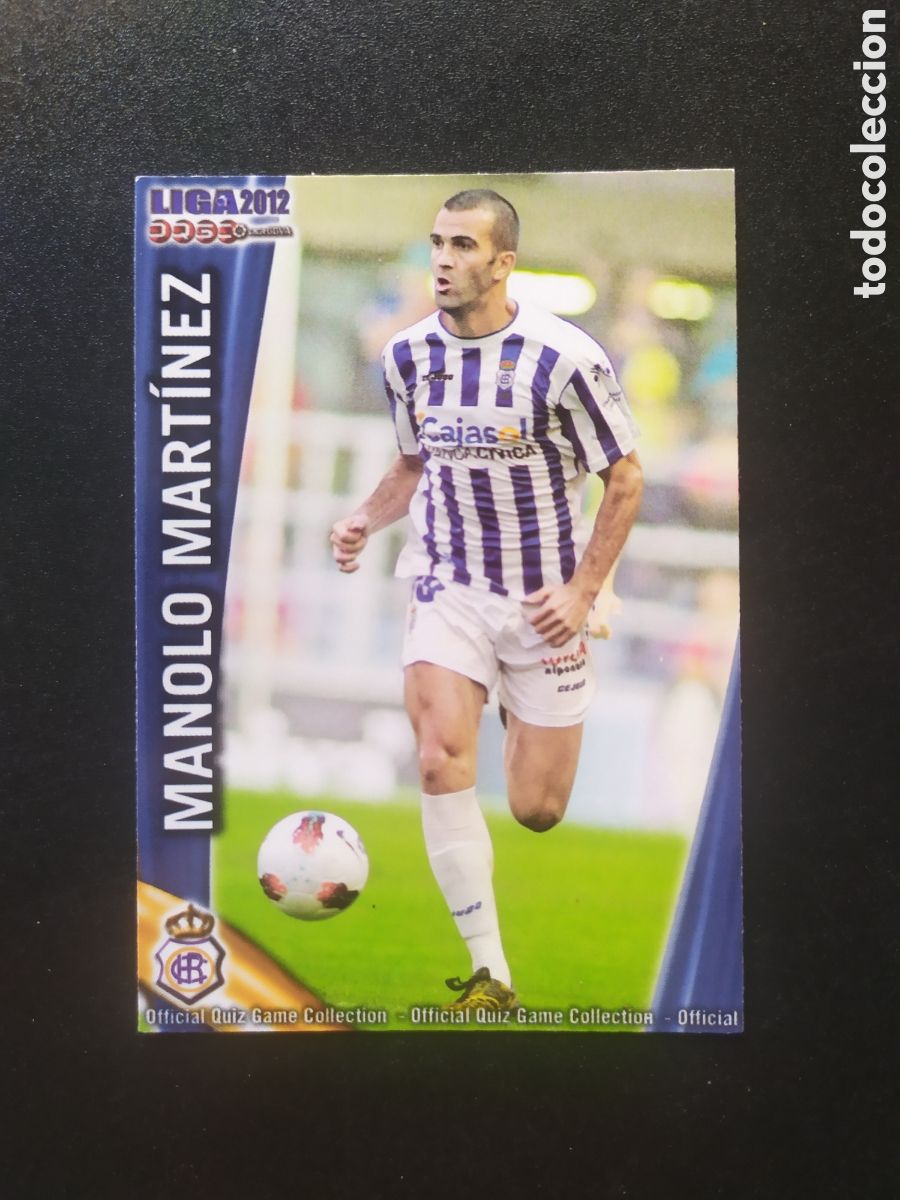 Cromos de f&uacute;tbol: Mundicromo fichas Liga 2011 2012 11 12 Manolo Mart&iacute;nez n&deg; 947 Recreativo Huelva