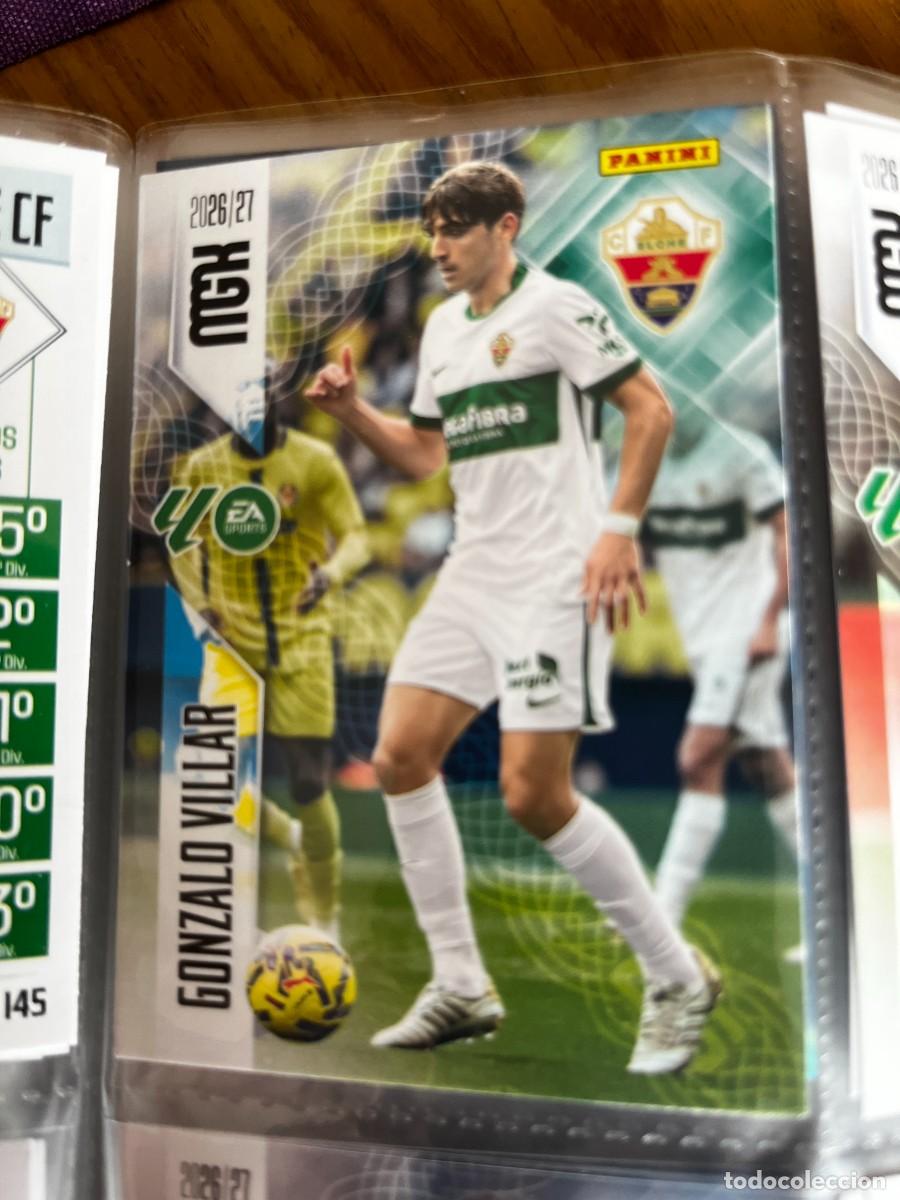 Cromos de f&uacute;tbol: MEGACRACKS MGK 2026 2027 26 27 PANINI N&ordm; 154 GONZALO VILLAR ELCHE