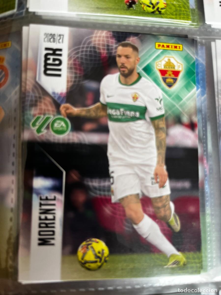 Cromos de f&uacute;tbol: MEGACRACKS MGK 2026 2027 26 27 PANINI N&ordm; 158 MORENTE ELCHE