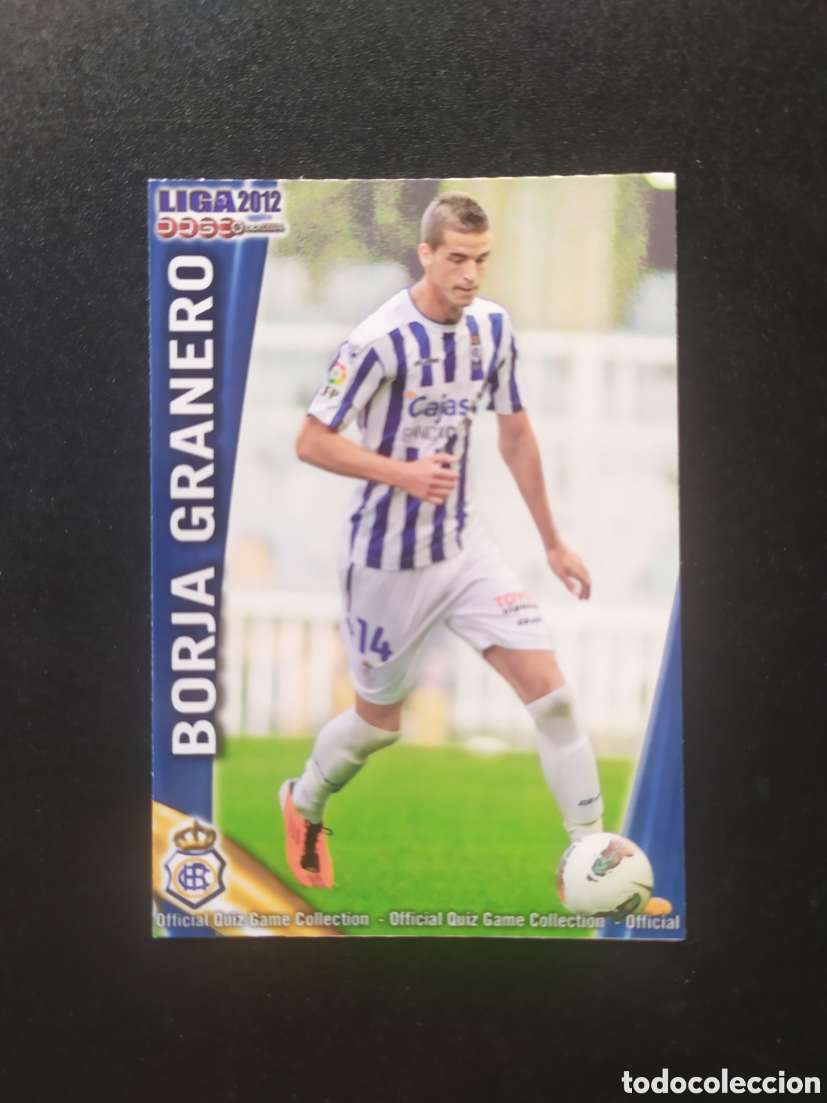Cromos de f&uacute;tbol: Mundicromo fichas Liga 2011 2012 11 12 Borja Granero n&deg; 952 Recreativo Huelva