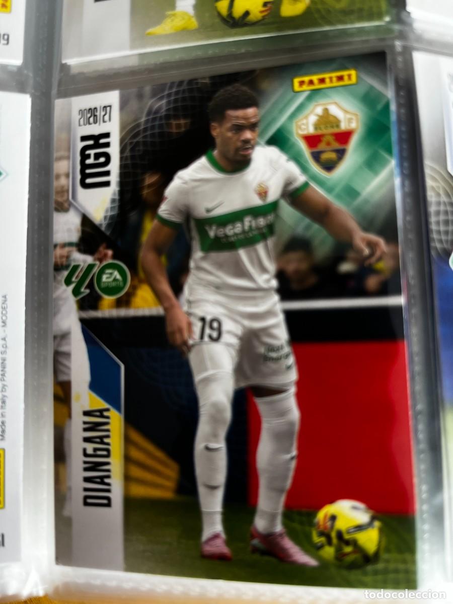 Cromos de f&uacute;tbol: MEGACRACKS MGK 2026 2027 26 27 PANINI N&ordm; 160 DIANGANA ELCHE