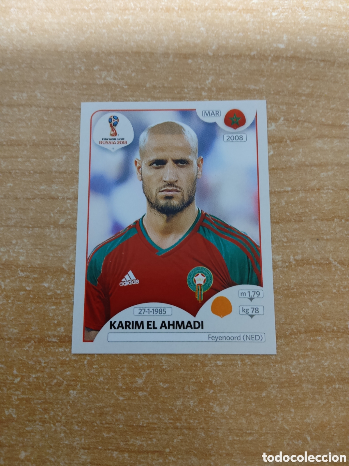 Figurine di Calcio: 162 KARIM EL AHMADI MARRUECOS MUNDIAL 2018 RUSSIA
