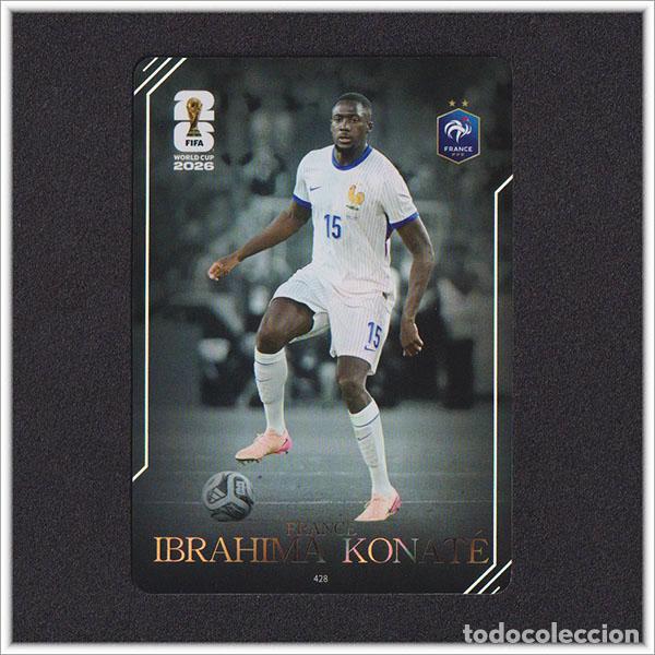 Figurine di Calcio: FIFA WORLD CUP 2026 PANINI KAYOU IBRAHIMA KONATE 428 FRA FRANCIA ALBUM COLECCI&Oacute;N MUNDIAL