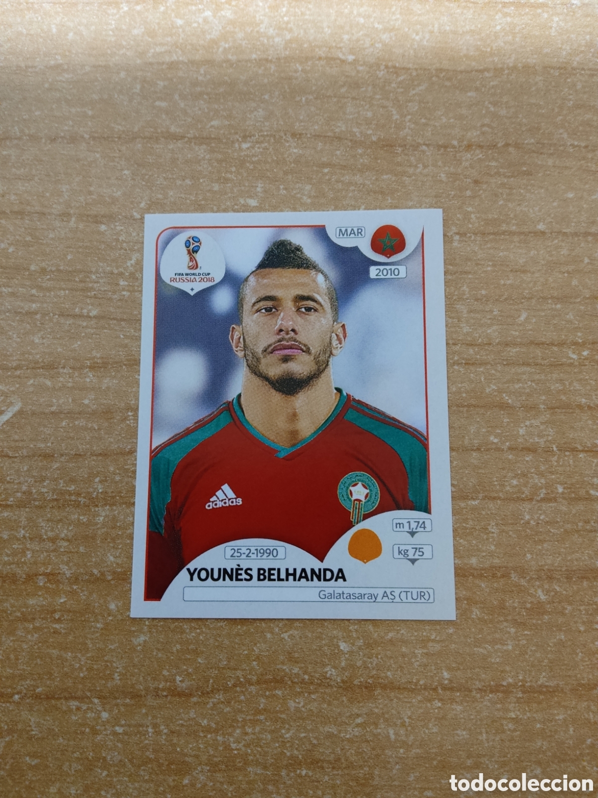 Figurine di Calcio: 163 YOUNES BELHANDA MARRUECOS MUNDIAL 2018 RUSSIA